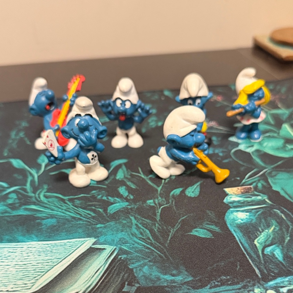 Schleich Smurf Figurine Set 70s/80s
